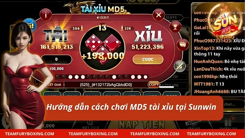 Tài Xỉu MD5 Sunwin: Cực Phẩm Cá Cược Chất Lượng Và Xanh Chín 9 Bắt đầu trải nghiệm Tài xỉu MD5 chỉ với 5 bước